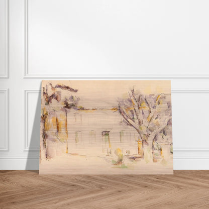 House in Provence - Paul Cézanne Brushed Aluminum Print - 70x100 cm / 28x40 inches | Paul Cézanne Aluminum Print | Paul Cézanne Prints