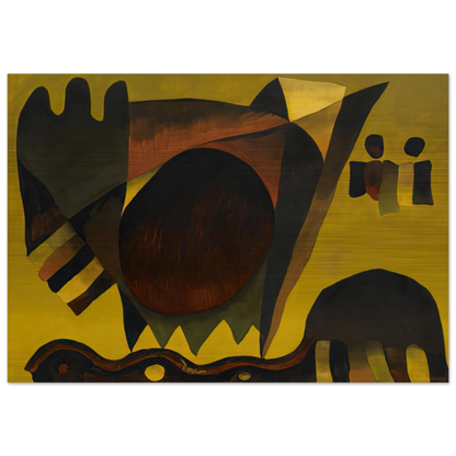 Indian Summer - 1941 - Arthur Dove Brushed Aluminum Print - 70x100 cm / 28x40 inches | Arthur Dove Aluminum Print | Arthur Dove Prints
