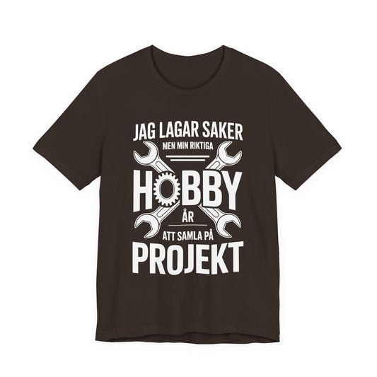 Projet de loisir Tee - T-shirt DIY amusant pour artisans, cadeau pour bricoleur, Fête des Pères, tenue décontractée, vêtements d'atelier