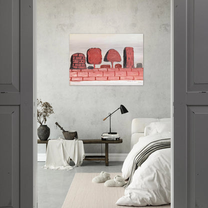 ROMA - Philip Guston Brushed Aluminum Print - 70x100 cm / 28x40 inches | Philip Guston Aluminum Print | Philip Guston Prints