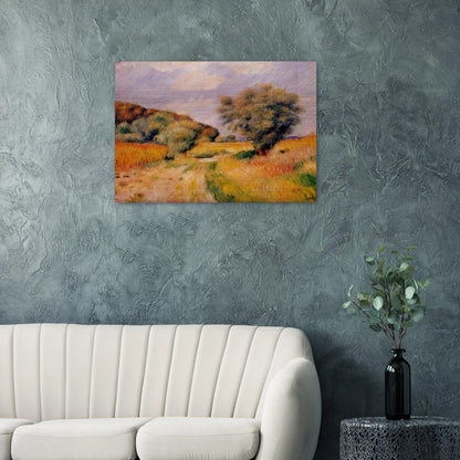 Fields of Wheat - Pierre-Auguste Renoir Brushed Aluminum Print - 70x100 cm / 28x40 inches | Pierre-Auguste Renoir Aluminum Print | Pierre-Auguste Renoir Prints