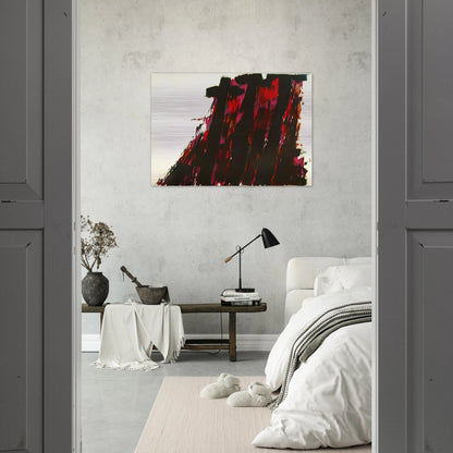 Le Crucifiement - 1978 - Alfred Manessier Brushed Aluminum Print - 70x100 cm / 28x40 inches | Alfred Manessier Aluminum Print | Alfred Manessier Prints