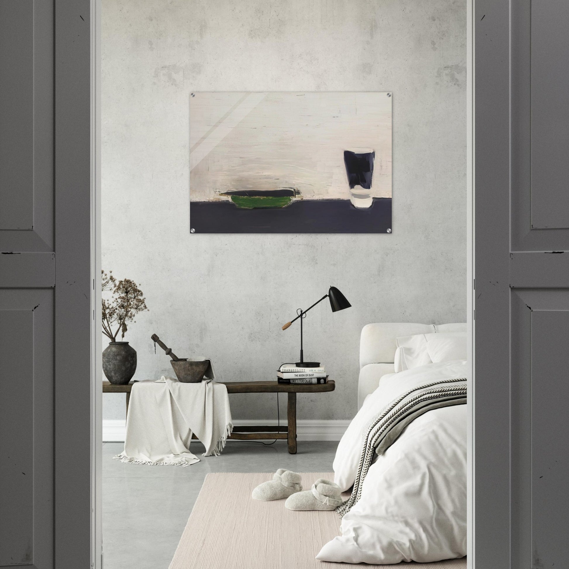 Nature morte au verre - 1954 - Nicolas de Stael Acrylic Print - 70x100 cm / 28x40″ inches