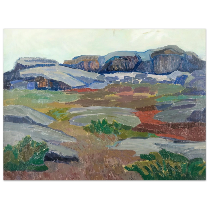 Tove Jansson - View from Pellinge - Expressionism  75x100 cm / 30x40inches Fine Art Poster