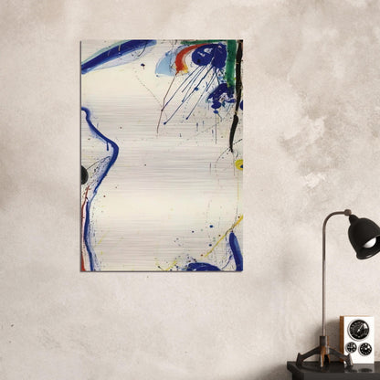 Eye of Zengai - Sam Francis Brushed Aluminum Print - 70x100 cm / 28x40 inches | Sam Francis Aluminum Print | Sam Francis Prints