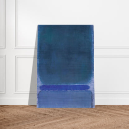 Untitled Green on Blue - 1968 - Mark Rothko Brushed Aluminum Print - 70x100 cm / 28x40 inches | Mark Rothko Aluminum Print | Mark Rothko Prints