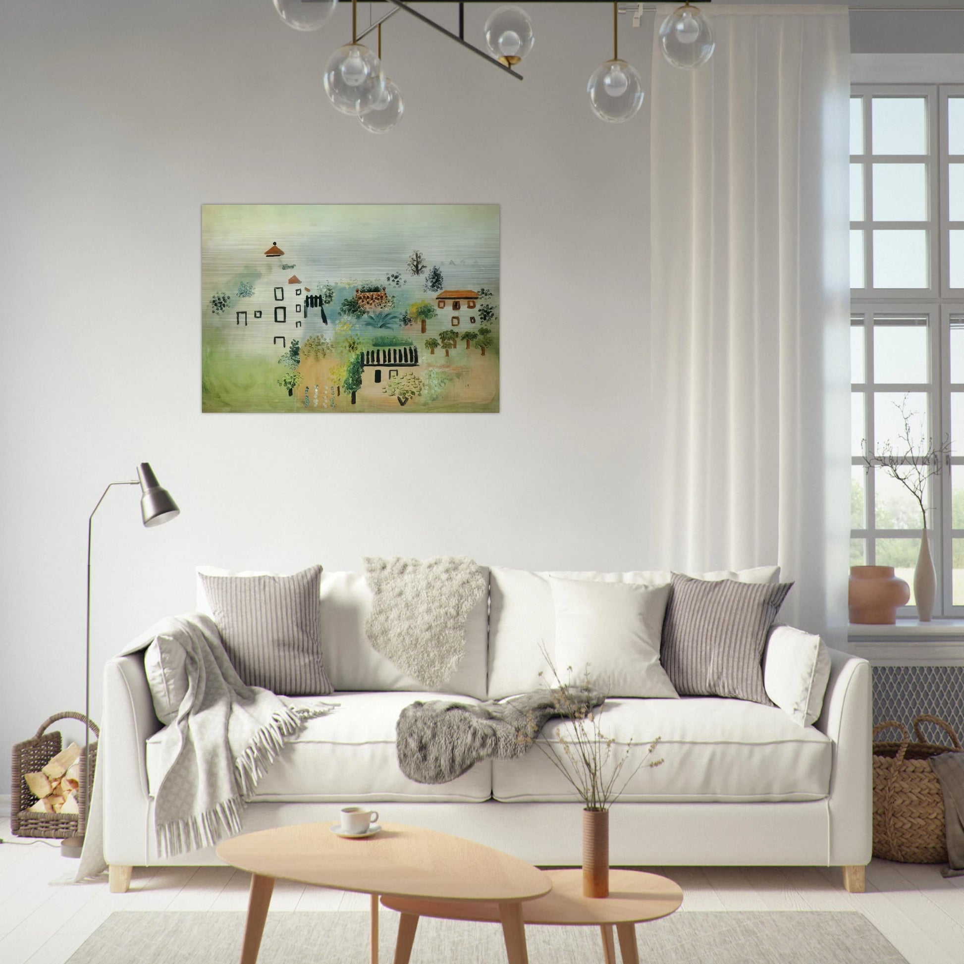 Landscape - Pablo Picasso Brushed Aluminum Print - 70x100 cm / 28x40 inches | Pablo Picasso Aluminum Print | Pablo Picasso Prints