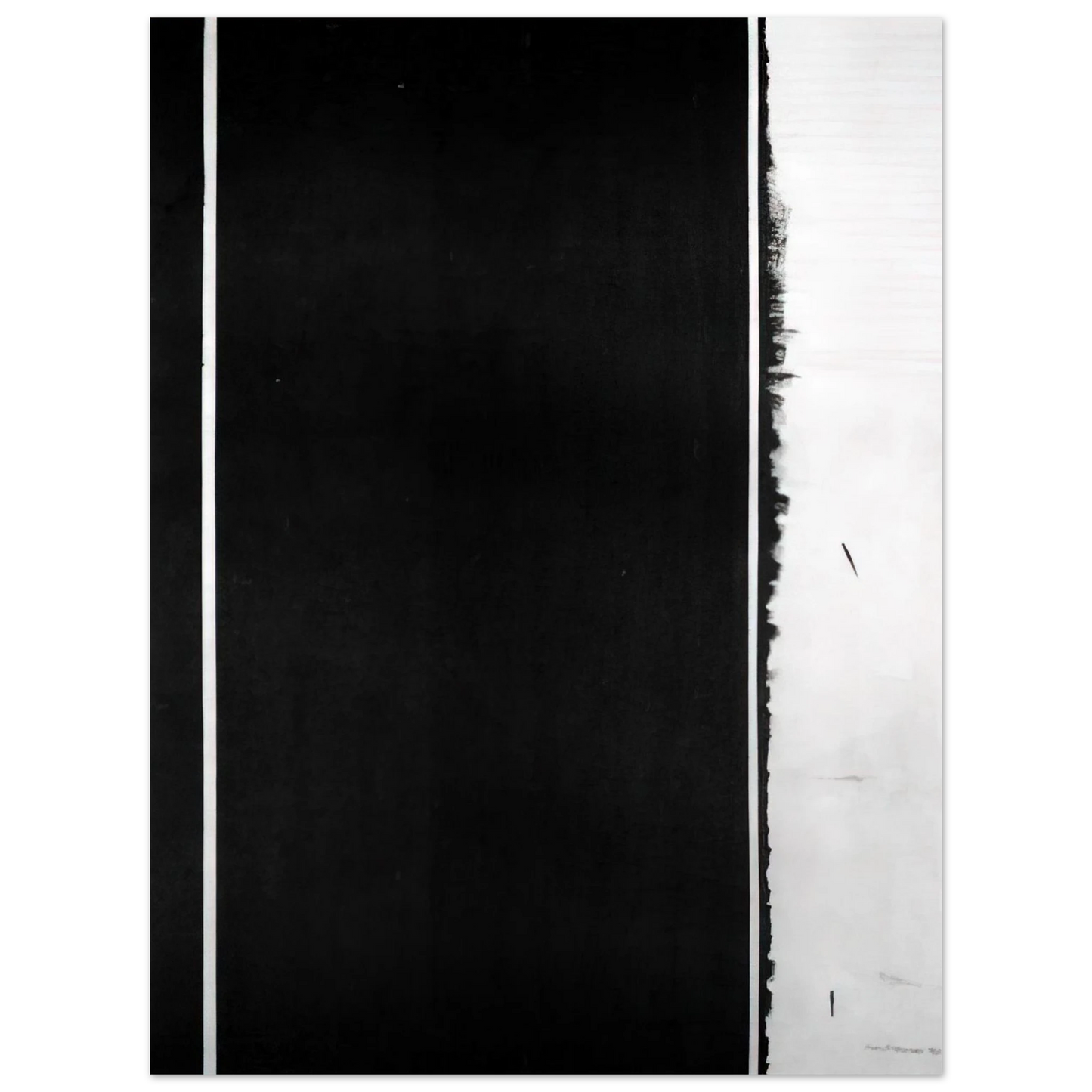 Barnett Newman - The Station of the Cross - Twelfh Station  75x100 cm / 30x40inches Fine Art Poster