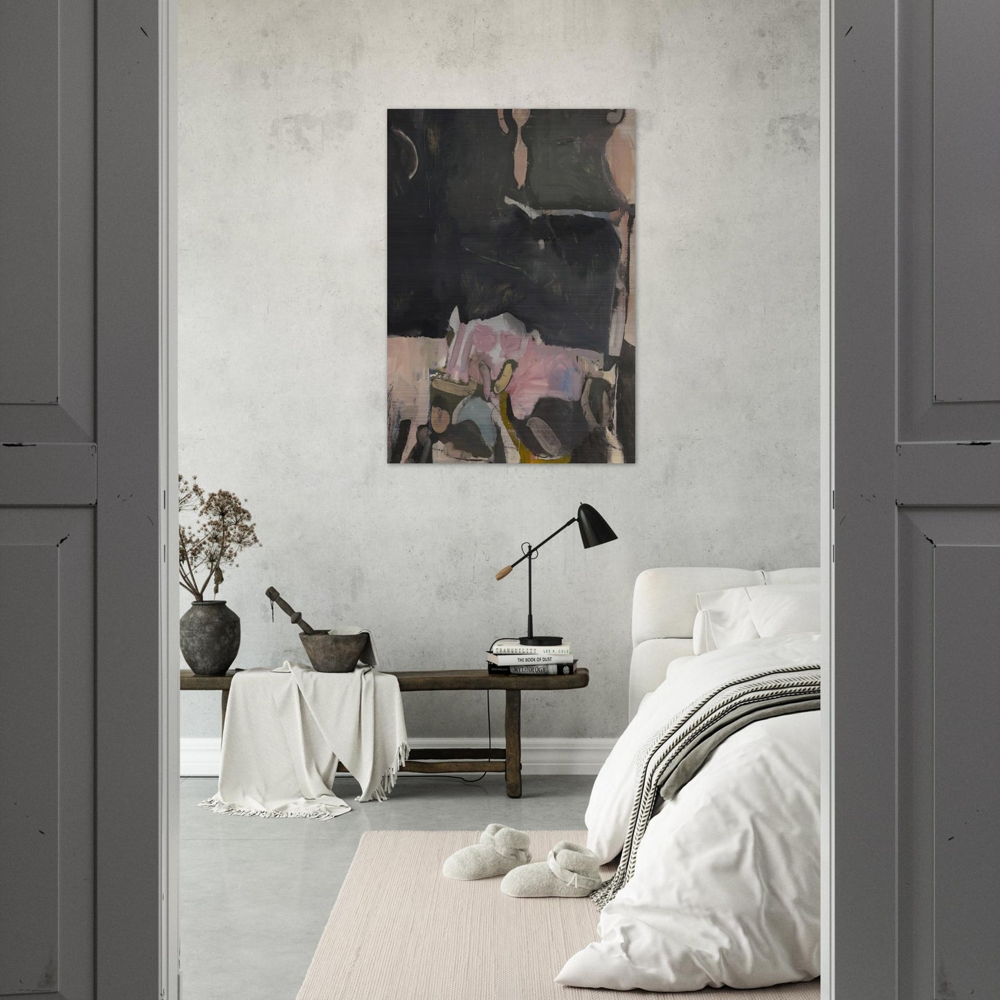 Berkeley #7 - Richard Diebenkorn Brushed Aluminum Print - 70x100 cm / 28x40 inches | Richard Diebenkorn Aluminum Print | Richard Diebenkorn Prints