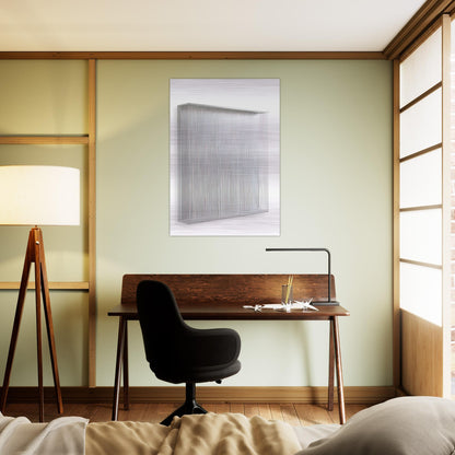 VIBRATION BLANCHE 1995 - Jesus Rafael Soto Brushed Aluminum Print - 70x100 cm / 28x40 inches | Jesus Rafael Soto Aluminum Print | Jesus Rafael Soto Prints