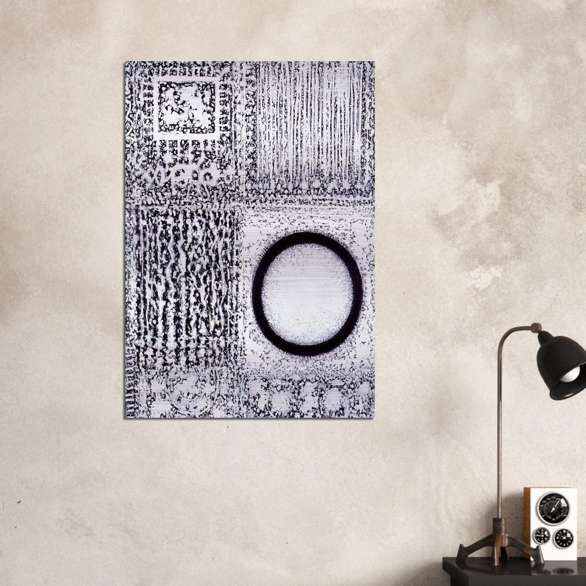 Circle by the Falling Waters - Richard Pousette-Dart Brushed Aluminum Print - 70x100 cm / 28x40 inches | Richard Pousette-Dart Aluminum Print | Richard Pousette-Dart Prints