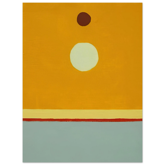 Etel Adnan - Untitled - 2014  75x100 cm / 30x40inches Fine Art Poster