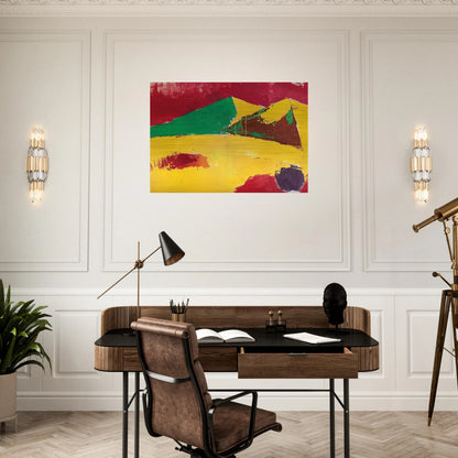 Sicile Agrigente - 1953 - Nicolas de Stael Brushed Aluminum Print - 70x100 cm / 28x40 inches | Nicolas de Stael Aluminum Print | Nicolas de Stael Prints