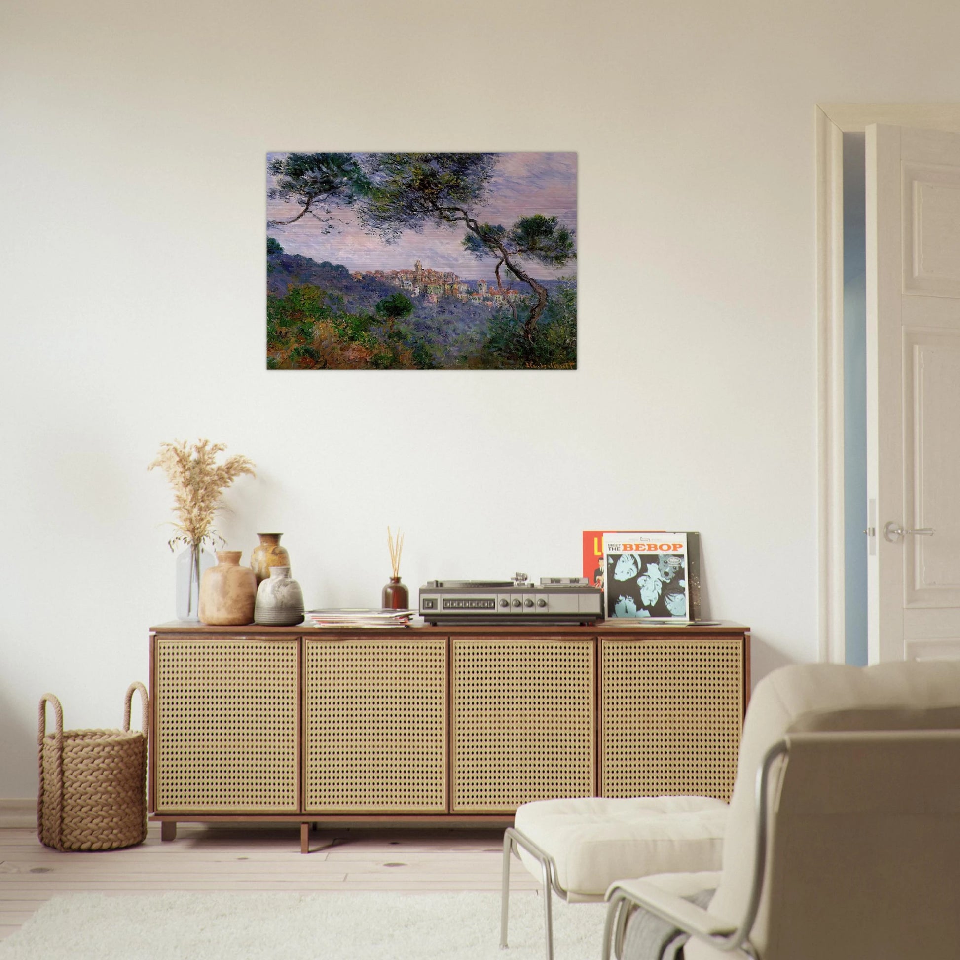 Bordighera, Italy - claude monet Brushed Aluminum Print - 70x100 cm / 28x40 inches | claude monet Aluminum Print | claude monet Prints