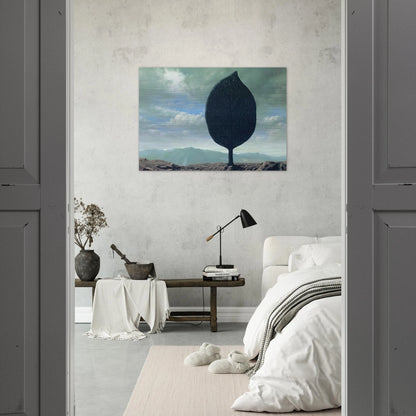 PLAIN OF AIR 1940 - Rene Magritte Brushed Aluminum Print - 70x100 cm / 28x40 inches | Rene Magritte Aluminum Print | Rene Magritte Prints