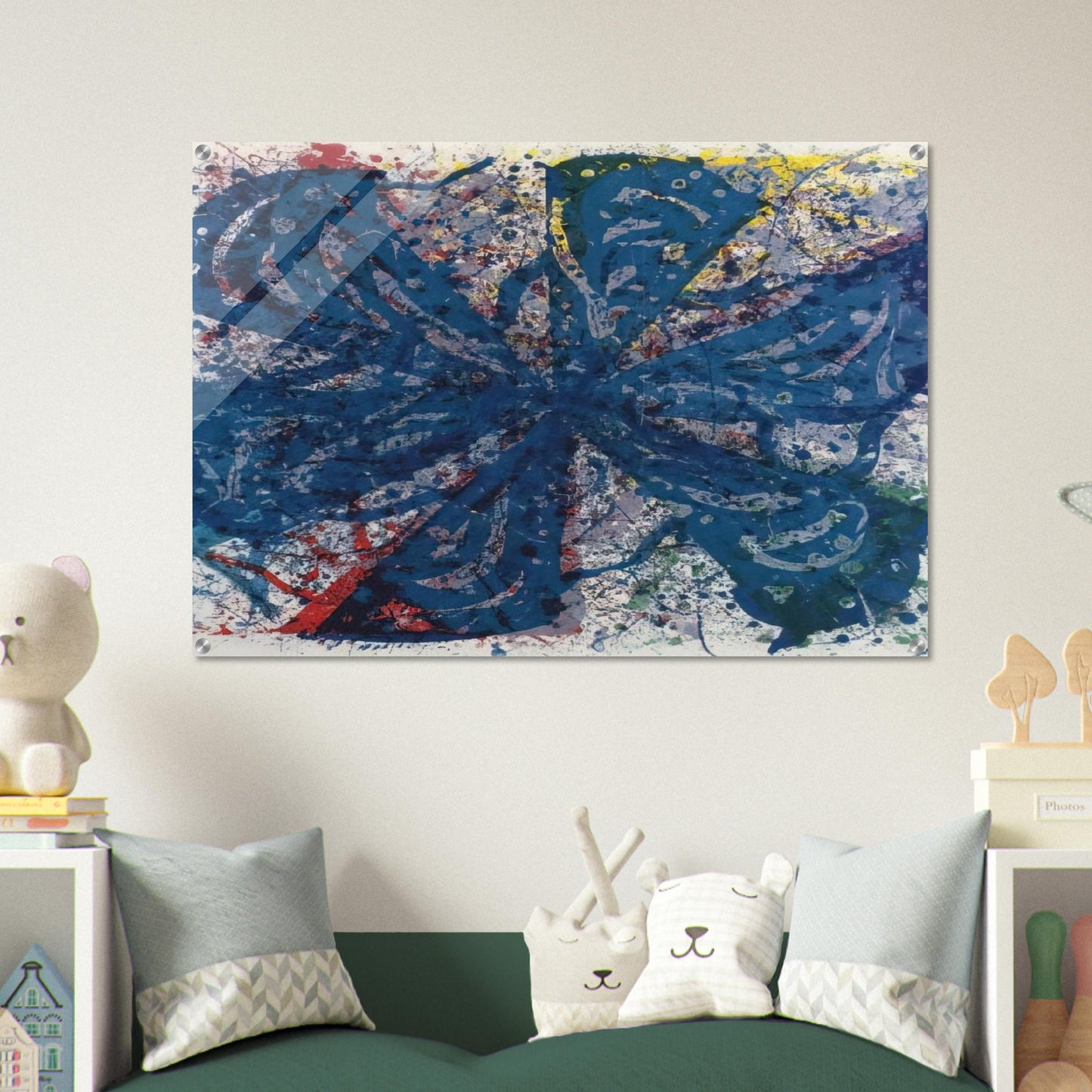 Untitled  L. L233; G. 820  - Sam Francis Acrylic Print - 70x100 cm / 28x40″ inches