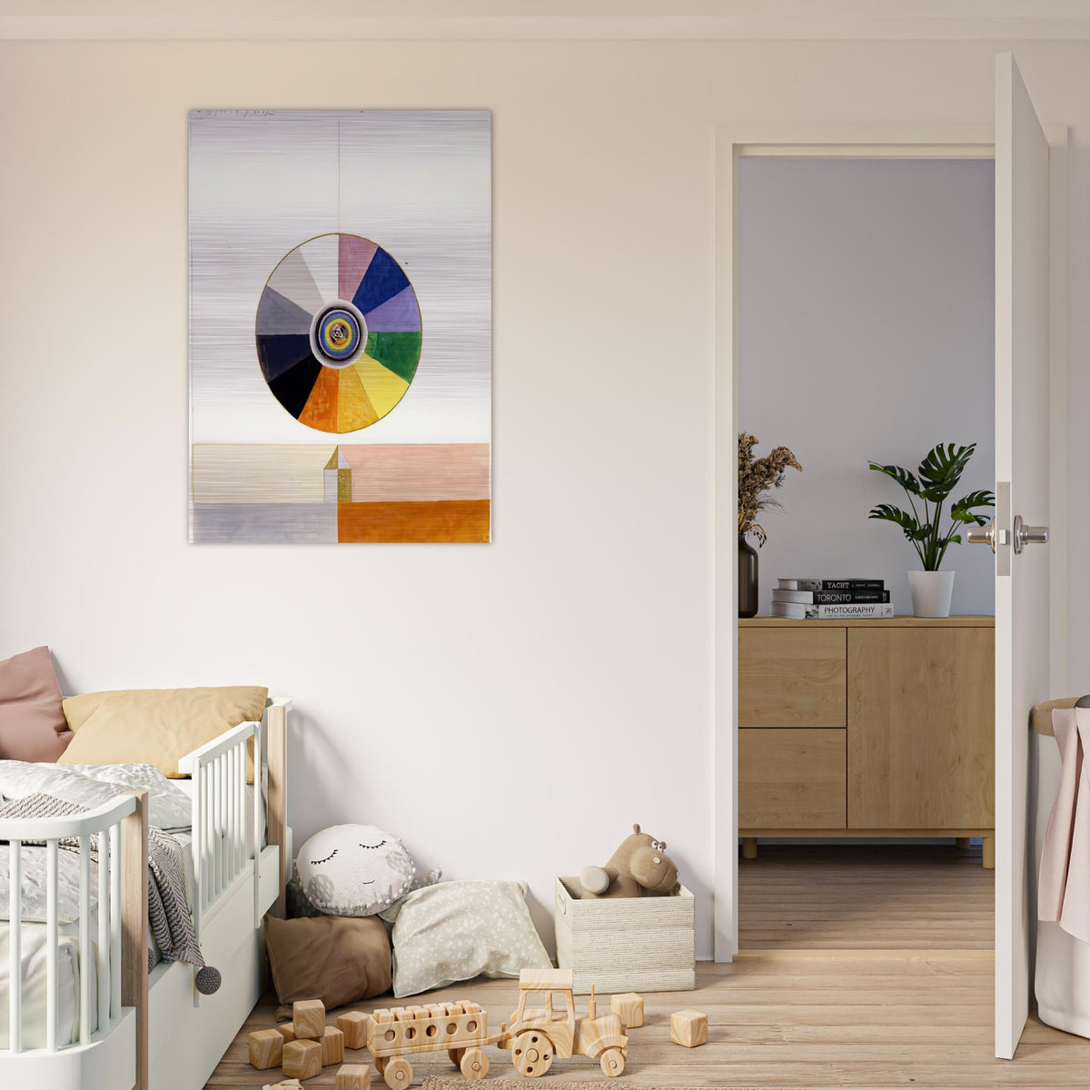 SERIES VII NO 7D 1920 - Hilma af Klint Brushed Aluminum Print - 70x100 cm / 28x40 inches | Hilma af Klint Aluminum Print | Hilma af Klint Prints