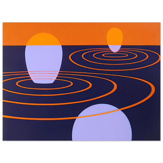 Clarence Holbrook Carter - Transection I - 1971  75x100 cm / 30x40inches Fine Art Poster