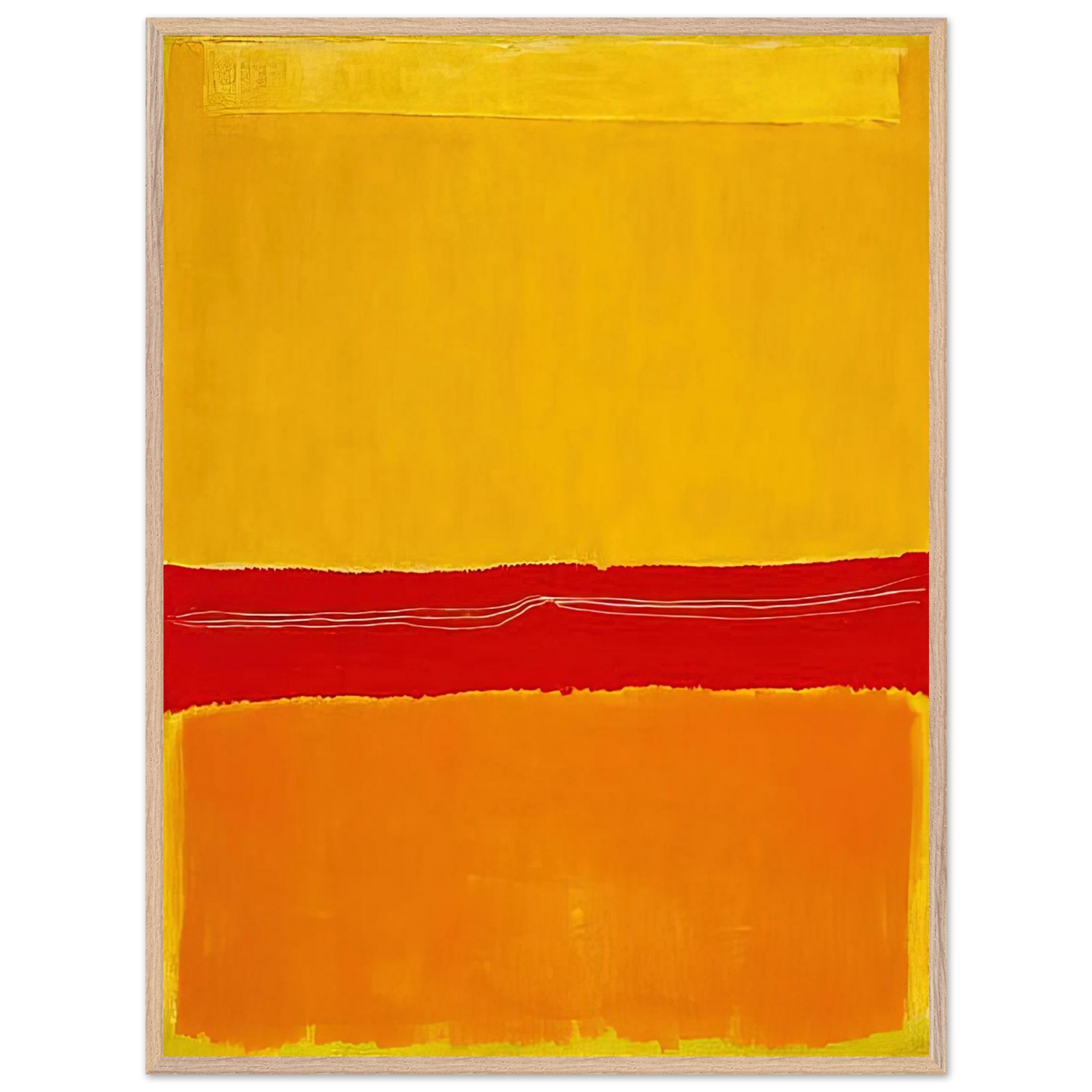 Mark Rothko - No.5No.22 - 1950 Wall Art - 60x80 cm / 24x32 inches - Fine Art Poster - -