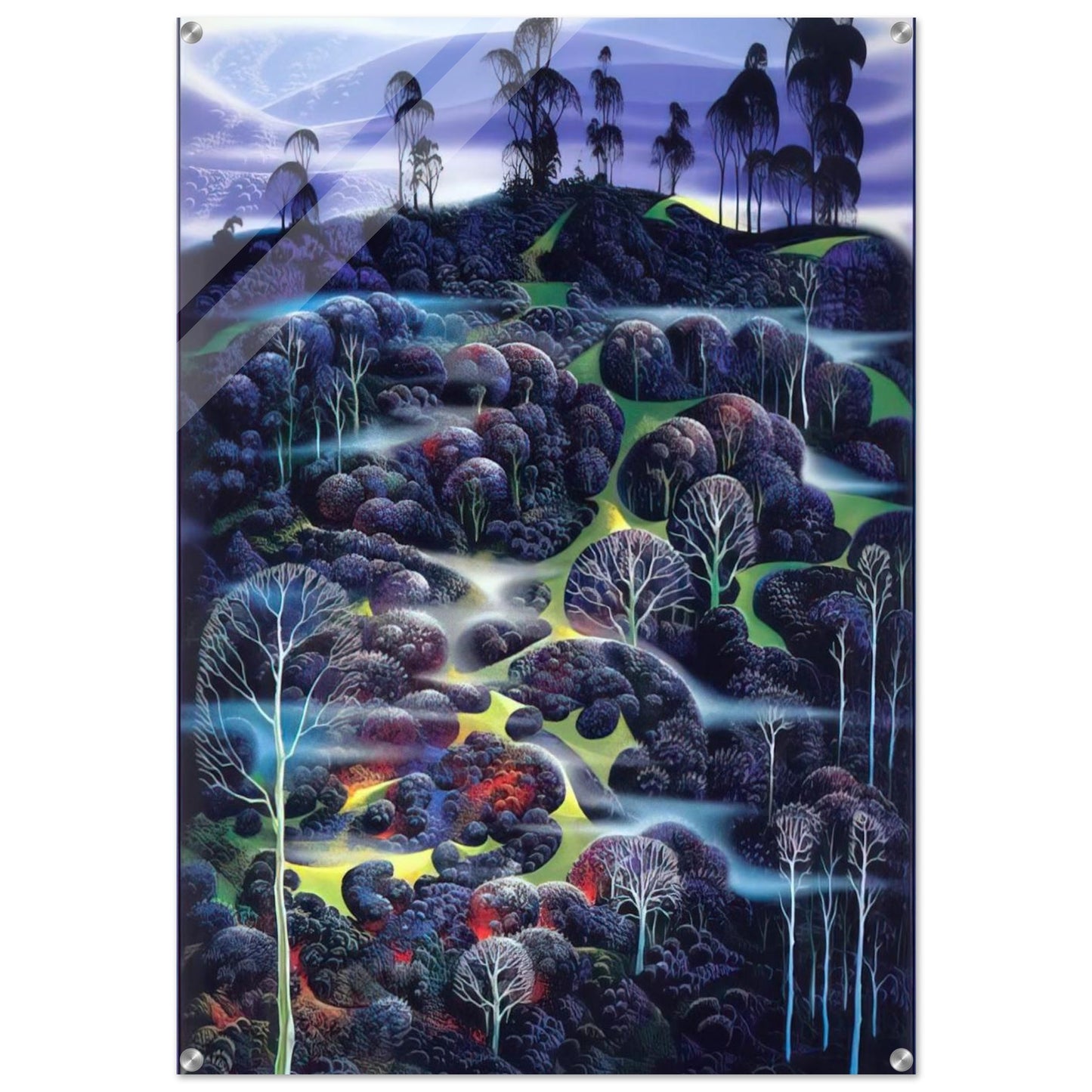 Solemn Solitude - Eyvind Earle Acrylic Print - 70x100 cm / 28x40″ inches