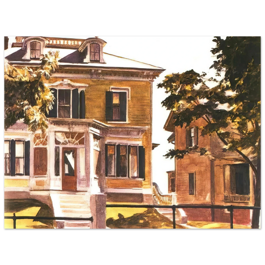 Edward Hopper - Davis House Fine Art Poster