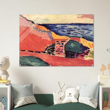LA MOULADE COLLIOURE IN THE SUMMER 1905 - Henri Matisse Acrylic Print - 70x100 cm / 28x40″ inches