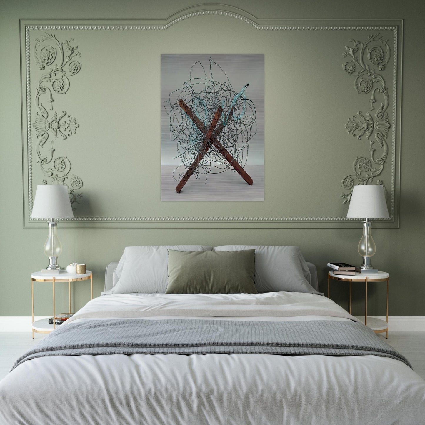 Tumbleweed - James Rosenquist Brushed Aluminum Print - 70x100 cm / 28x40 inches | James Rosenquist Aluminum Print | James Rosenquist Prints