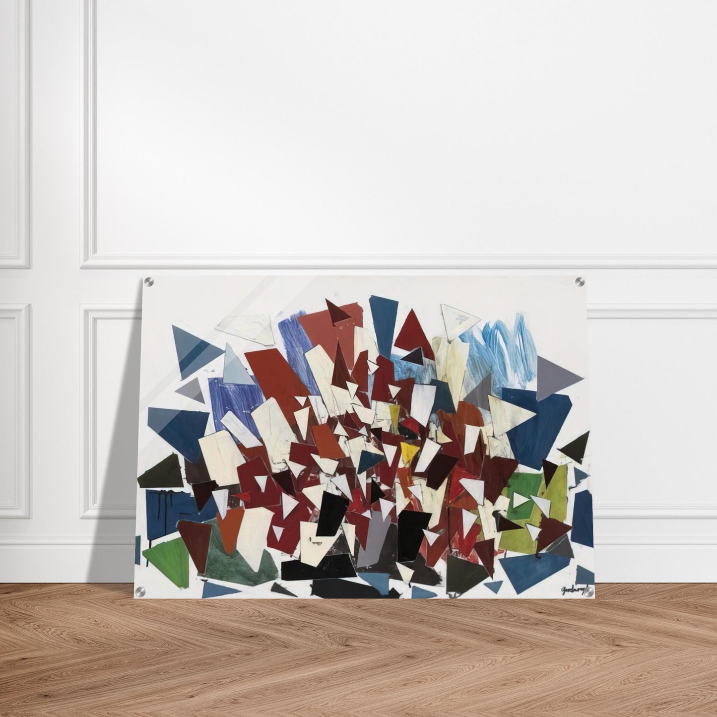 7--7--N - 1992 - Robert Goodnough Acrylic Print - 70x100 cm / 28x40″ inches