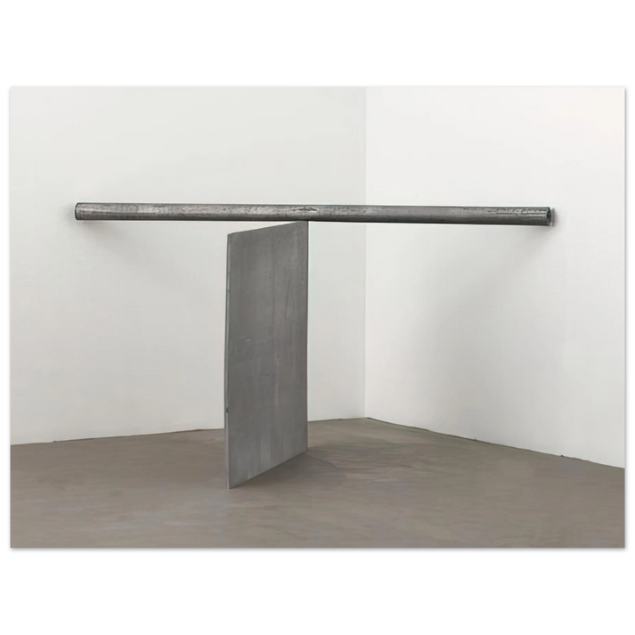 Richard Serra - EQUAL CORNER PROP PIECE 1970  75x100 cm / 30x40inches Fine Art Poster