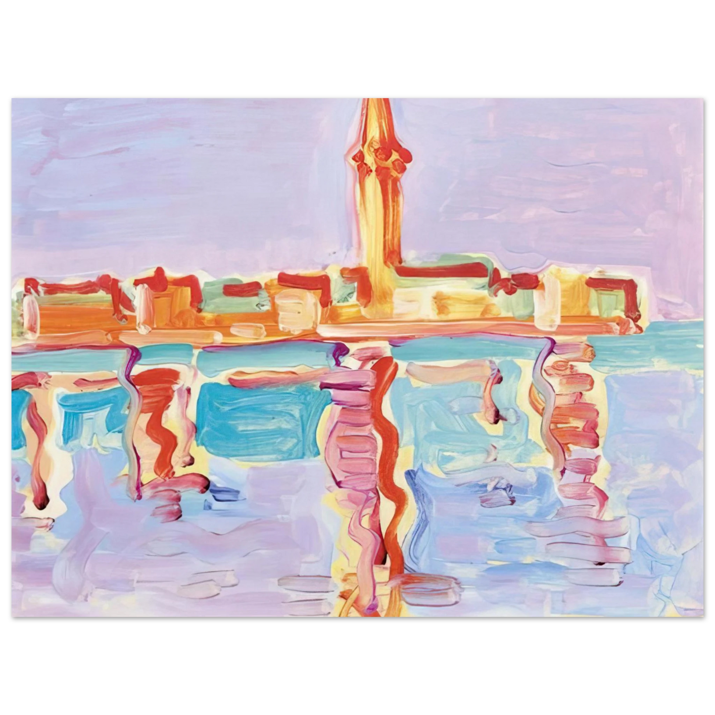 Charles Lapicque - Untitled - 1955  75x100 cm / 30x40inches Fine Art Poster