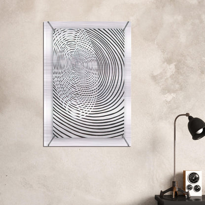 SPIRALES 1967 - Jesus Rafael Soto Brushed Aluminum Print - 70x100 cm / 28x40 inches | Jesus Rafael Soto Aluminum Print | Jesus Rafael Soto Prints