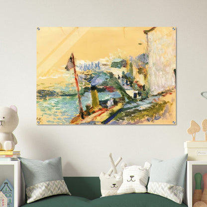 THE PORT OF BELLE ISLE SUR MER 1897 - Henri Matisse Acrylic Print - 70x100 cm / 28x40″ inches