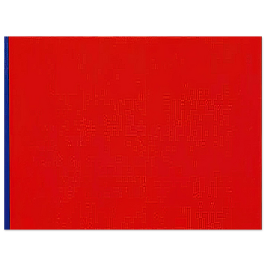 Barnett Newman - Who's Afraid of Red, Yellow, and Blue III  75x100 cm / 30x40inches Fine Art Poster
