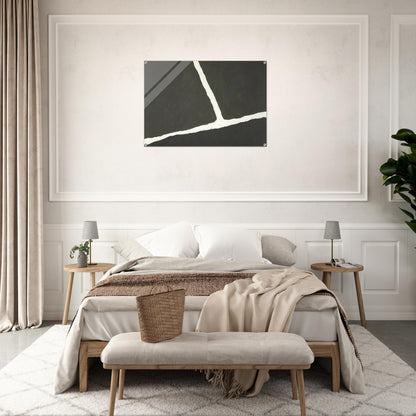 Krijtlijnen HV - 1977 - Ralston Crawford Acrylic Print - 70x100 cm / 28x40″ inches
