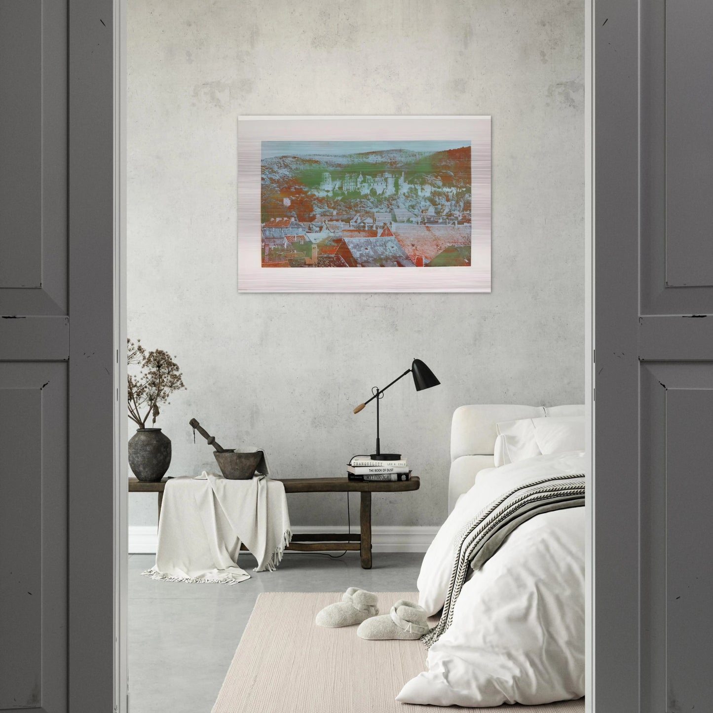 Heidelberg - 1970 - Dieter Roth Brushed Aluminum Print - 70x100 cm / 28x40 inches | Dieter Roth Aluminum Print | Dieter Roth Prints
