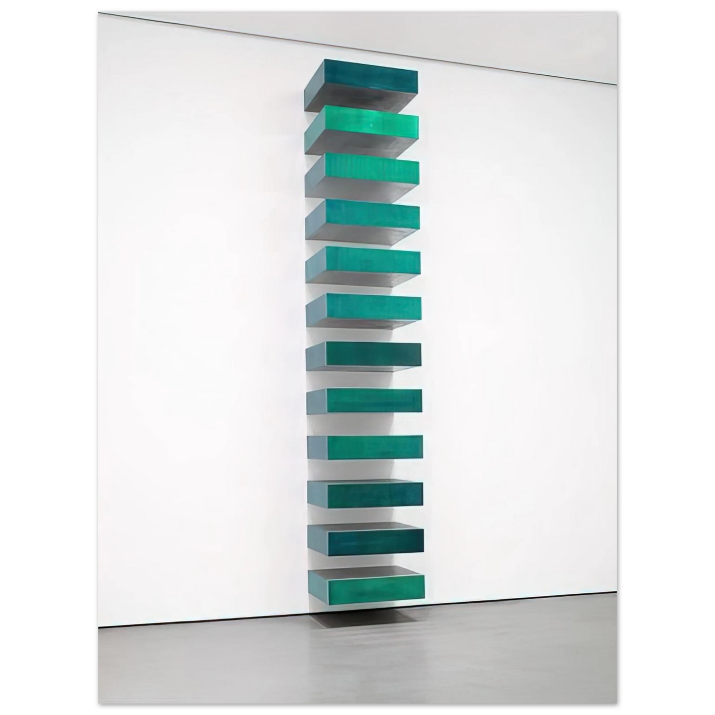 Donald Judd - Untitled - 1967  75x100 cm / 30x40inches Fine Art Poster