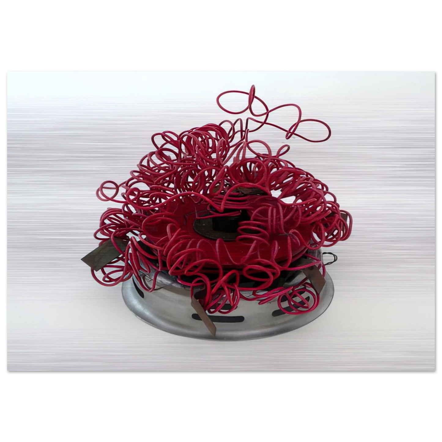 Bichito 8922 - 1989 - Gego Brushed Aluminum Print - 70x100 cm / 28x40 inches | Gego Aluminum Print | Gego Prints