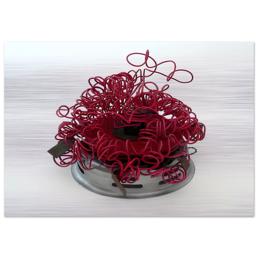 Bichito 8922 - 1989 - Gego Brushed Aluminum Print - 70x100 cm / 28x40 inches | Gego Aluminum Print | Gego Prints