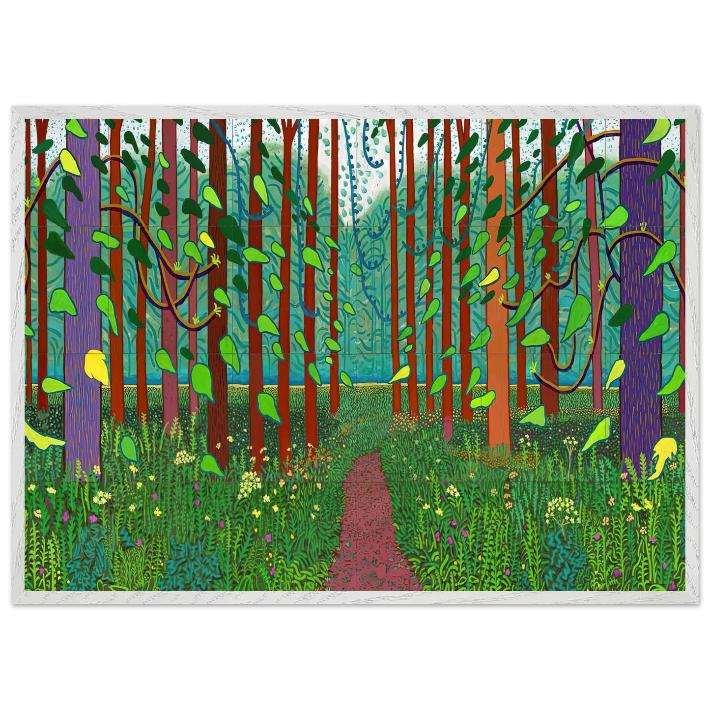 David Hockney - David Hockney Wall art - 30x45 cm / 12x18 inches - Fine Art Poster-canvas - -