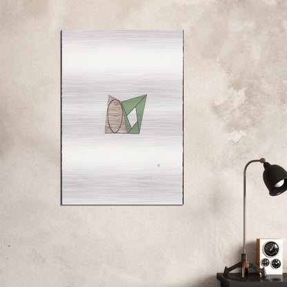 PAGES 10 1989 - Robert Mangold Brushed Aluminum Print - 70x100 cm / 28x40 inches | Robert Mangold Aluminum Print | Robert Mangold Prints