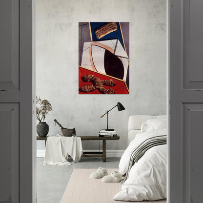 GREETINGS FROM A DISTANT FRIEND - Giorgio de Chirico Brushed Aluminum Print - 70x100 cm / 28x40 inches | Giorgio de Chirico Aluminum Print | Giorgio de Chirico Prints