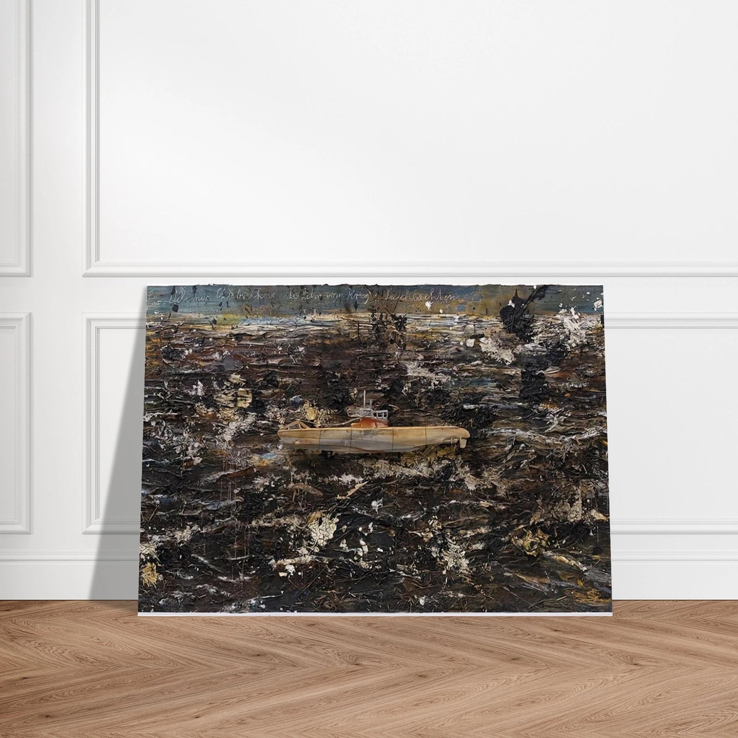 FOR VELIMIR KHLEBNIKOV THE DOCTRINE OF WAR BATTLES 2010 - Anselm Kiefer Brushed Aluminum Print - 70x100 cm / 28x40 inches | Anselm Kiefer Aluminum Print | Anselm Kiefer Prints
