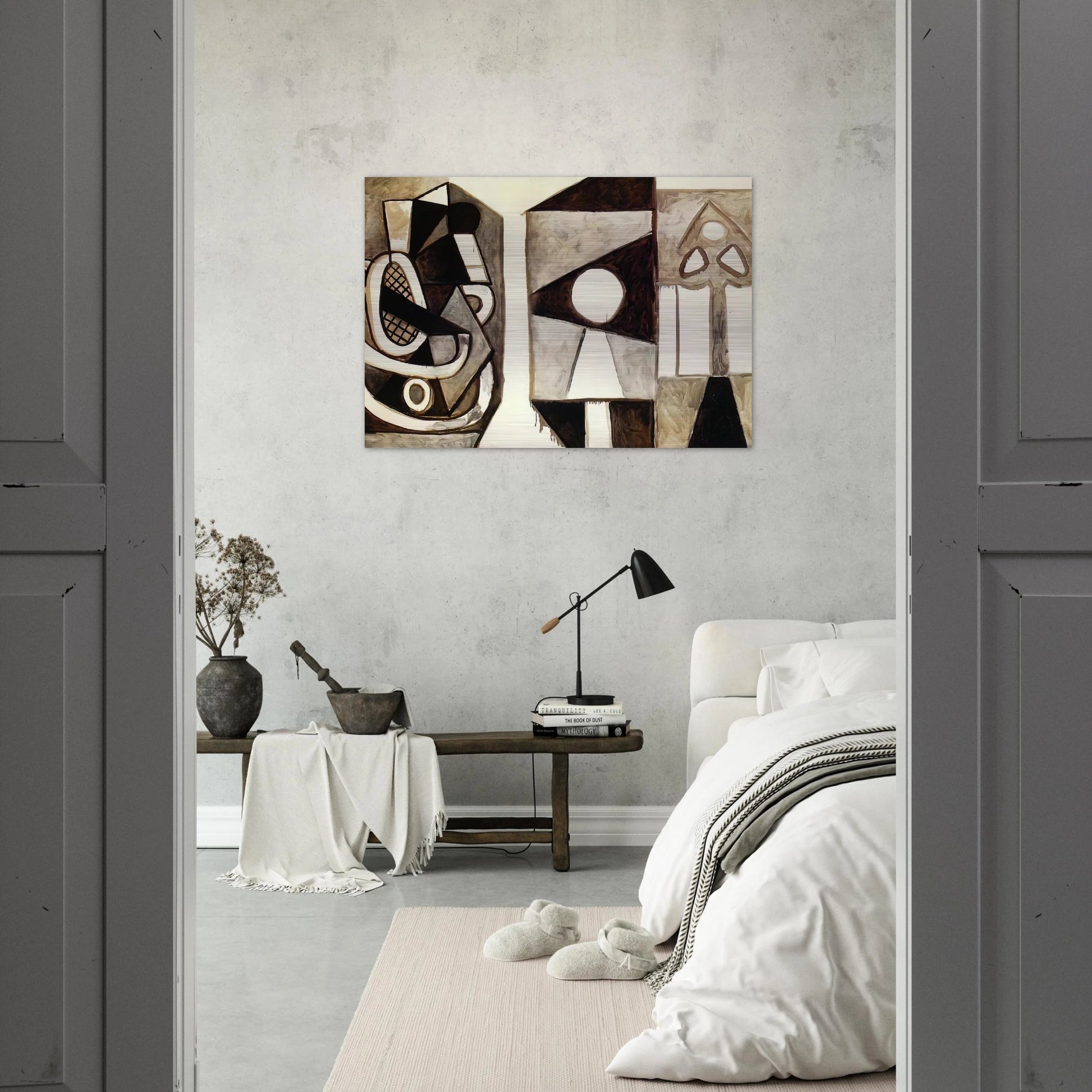 Armchair  California  - Pablo Picasso Brushed Aluminum Print - 70x100 cm / 28x40 inches | Pablo Picasso Aluminum Print | Pablo Picasso Prints