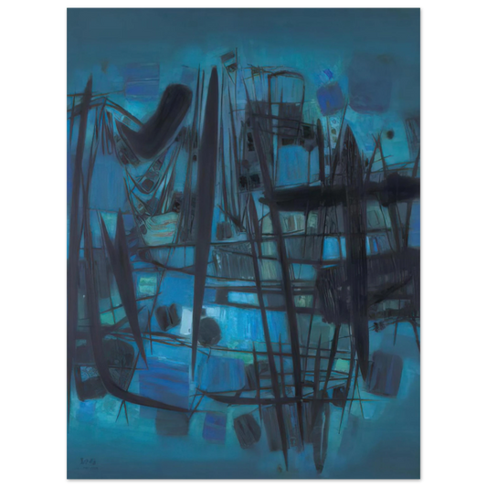 Chu teh Chun - MILLE VIES SE CACHENT DANS LE BOIS  75x100 cm / 30x40inches Fine Art Poster