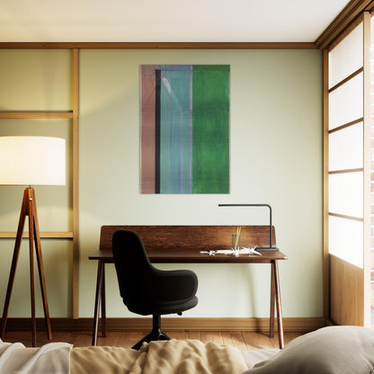 Ocean Park #30 - Richard Diebenkorn Brushed Aluminum Print - 70x100 cm / 28x40 inches | Richard Diebenkorn Aluminum Print | Richard Diebenkorn Prints