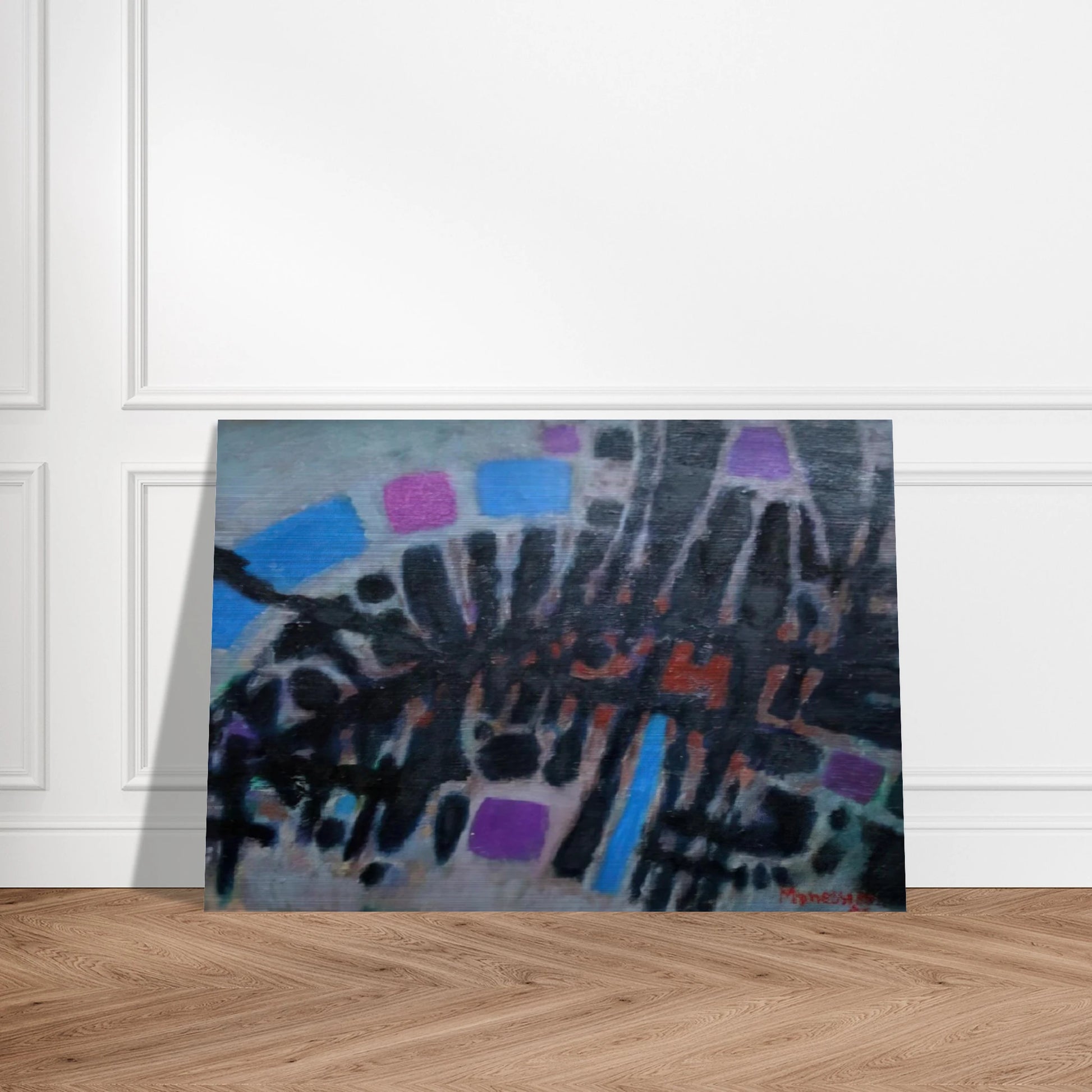 Untitled - 1957 - Alfred Manessier Brushed Aluminum Print - 70x100 cm / 28x40 inches | Alfred Manessier Aluminum Print | Alfred Manessier Prints