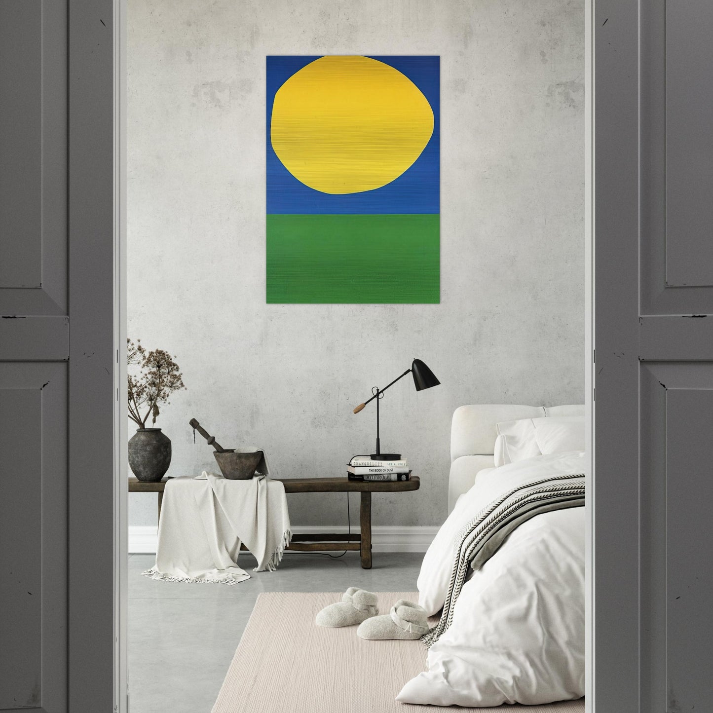High Yellow - Ellsworth Kelly Brushed Aluminum Print - 70x100 cm / 28x40 inches | Ellsworth Kelly Aluminum Print | Ellsworth Kelly Prints