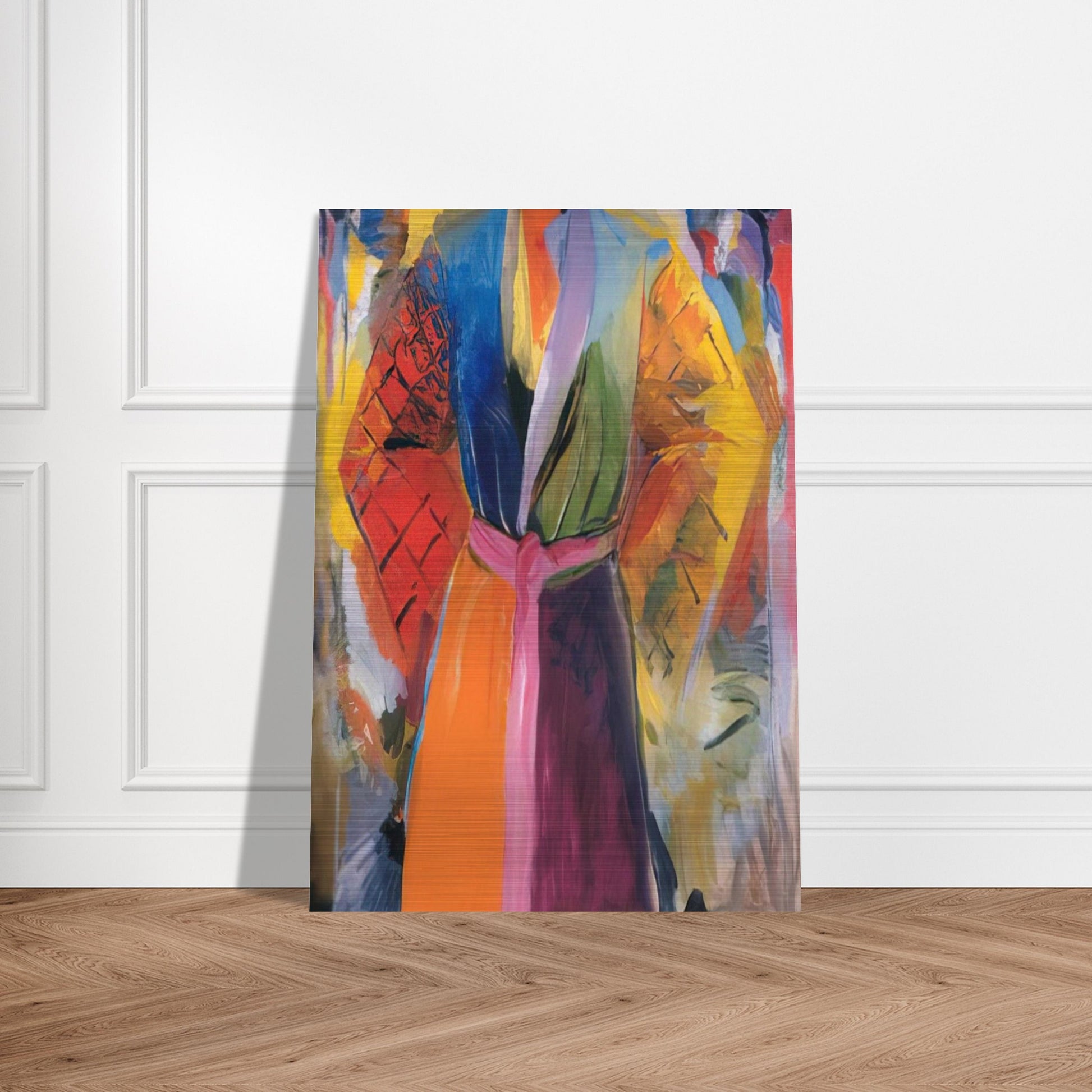 THE ROBE FOLLOWING HER 4 1985 - Jim Dine Brushed Aluminum Print - 70x100 cm / 28x40 inches | Jim Dine Aluminum Print | Jim Dine Prints