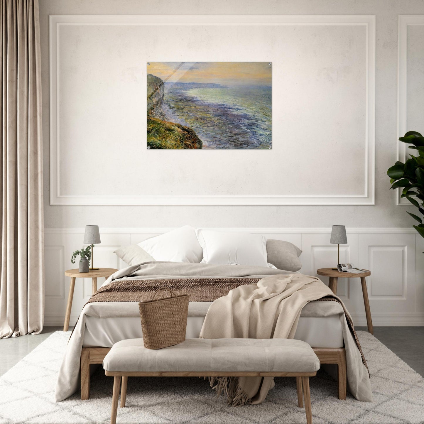 Seascape near Fecamp - claude monet Acrylic Print - 70x100 cm / 28x40″ inches