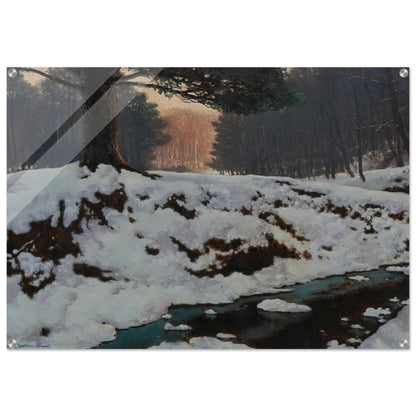 The Shadowed Valley - Post-Impressionism - Frank Johnston Acrylic Print - 70x100 cm / 28x40″ inches